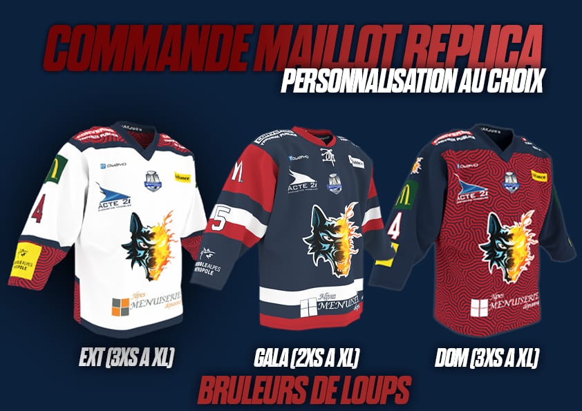 Commandes Maillots Replica