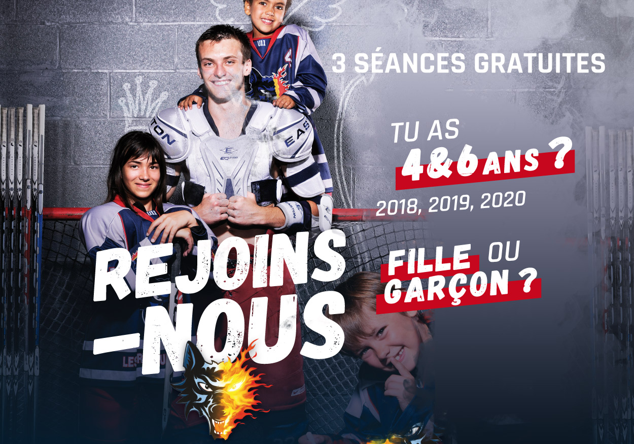 Rejoins le club des brûleurs de loups hockey mineur